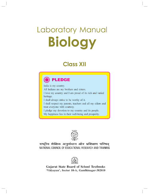 GSEB Standard 12 Biology Lab Manual EnglishM Textbook PDF Download English Medium