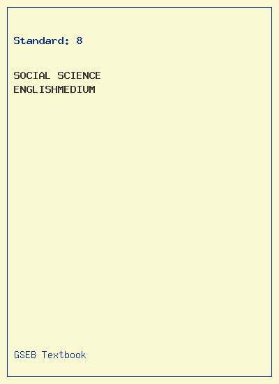 GSEB Standard 8 Social Science Textbook PDF Download English Medium